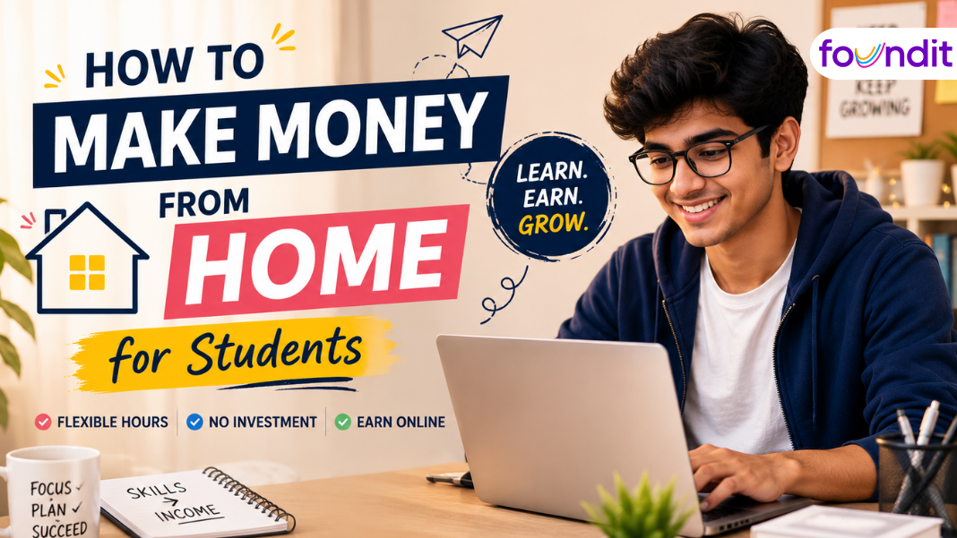 How to Make Money From Home For Students